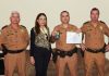 Policial andiraense recebe homenagem do 18º Batalhão da Polícia Militar