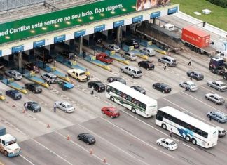 Tarifas do pedágio vão subir de 6,66% a 17,6% no Paraná