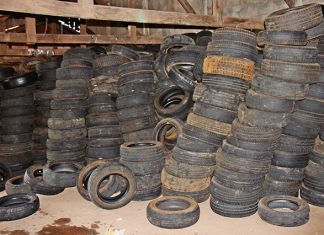 Eco Ponto da prefeitura recolhe 5 mil pneus em 60 dias