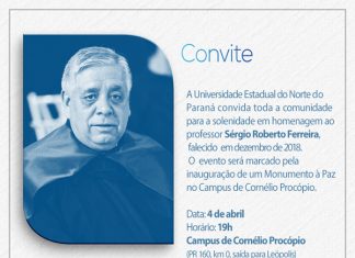 UENP realizará homenagem ao professor Sérgio Ferreira