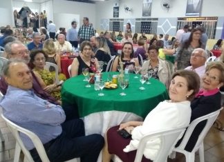 Noite animada no Rotary Club