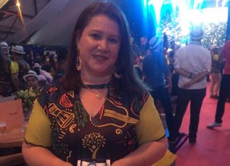 Colaboradora homenageada