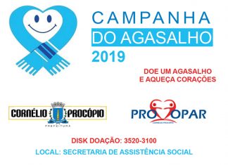 Provopar e Ação Social lançam Campanha do Agasalho 2019 em Cornélio Procópio
