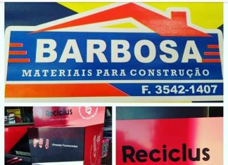 Barbosa Materiais para Construção é ponto de recolhimento de lâmpadas fluorescentes