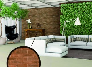 Revestpiso indica acabamento tipo tijolinho aparente