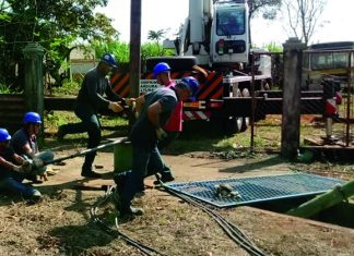 Substituição de bomba concluída