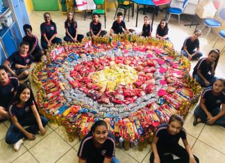 Alunos do Colégio Bela Vista arrecadam alimentos para HC