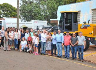 Entrega de equipamentos em Nova Fátima
