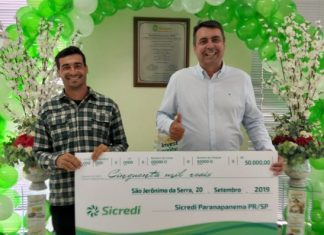 Campanha “Vem Poupar e Ganhar” do Sicredi contempla associado de São Jerônimo da Serra com R$ 50 mil