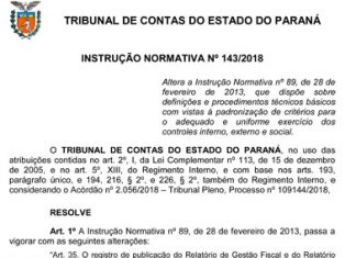 Órgãos municipais têm que publicar relatórios em jornal