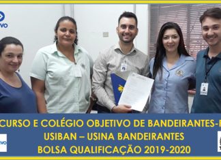 Parceria firmada entre Curso e Colégio Objetivo e a Usiban