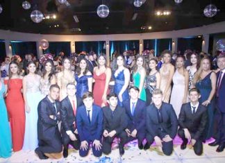 Festa de formatura do Colégio ECEL