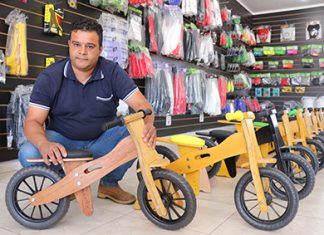 Empresário cria bicicleta ecológica com apoio do Tecpar