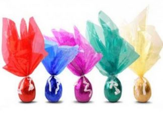 Distribuição de ovos de chocolate