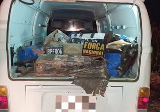 Polícia apreende uma tonelada de maconha