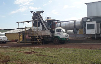 Usinas de asfalto garantem recuperação das rodovias na região