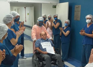 Paciente com Covid-19 recebe alta após 51 dias internado em Santo Antônio da Platina covid