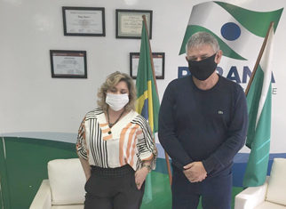 Encontro e entrevista com presidente da FPF