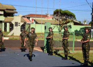 TG 05-013 recebe visita de inspeção do chefe da Seção de Tiros de Guerra da 5ªRM TG