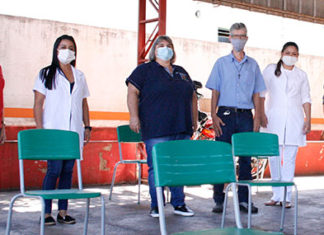 Saúde municipal realiza vacinação em idosos acima de 90 anos