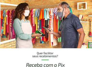 Máquinas de cartões do Sicredi contam com o Pix para receber pagamentos SICREDI