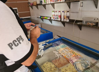 PCPR descobre sorveteria que vendia drogas no Litoral