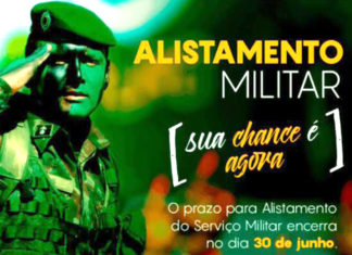 Junta Militar de Bandeirantes comunica obrigatoriedade do alistamento