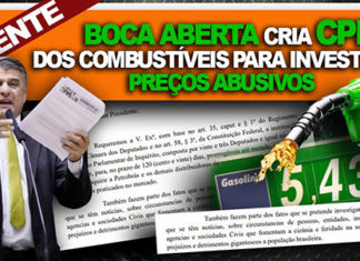 Boca Aberta quer CPI para investigar valores abusivos dos combustíveis