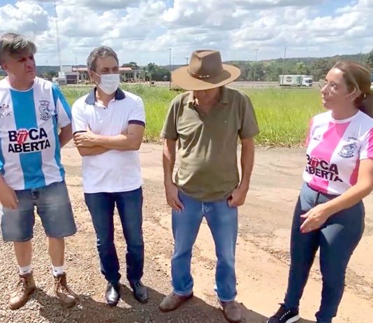 Deputado federal Boca Aberta visita estrada que será recapeada para desvio de pedágio