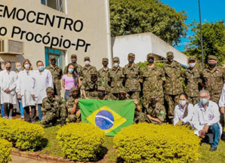 Atiradores do TG 05-013 realizam doação de sangue