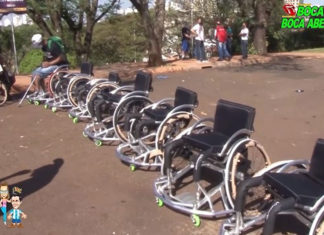 Projeto Pernas Preciosas recebe 10 cadeiras de rodas do deputado estadual Boca Aberta Júnior