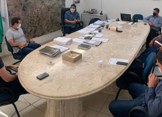 Deputado federal Pedro Lupion se reúne com prefeito Zezão em Santo Antônio da Platina