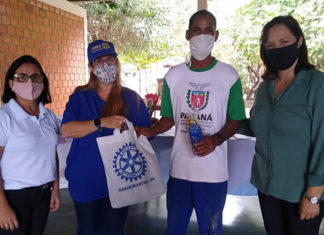 Rotary Club realiza doação de EPIs para trabalhadores de recicláveis de Itambaracá