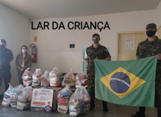 TG 05-013 e Rotary encerram e distribuem doações da Campanha Solidária