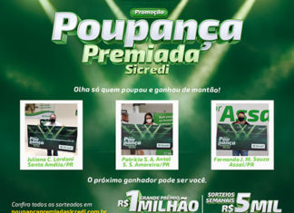 Promoção Poupança Premiada do Sicredi já sorteou 3 associados na região SICREDI