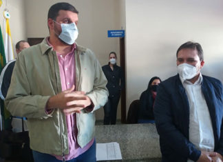 Prefeito Antonely Carvalho recebe deputado federal Pedro Lupion