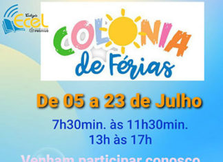 Colônia de Férias, no Colégio ECEL: alegria garantida