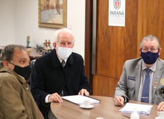 Reunião com o vice-governador do PR!