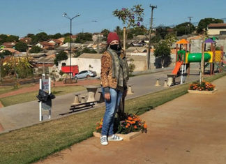 Prefeita de Andirá Ione Abib revitaliza entrada do Bairro Timburí