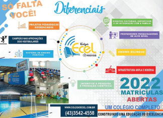 Colégio ECEL encontra-se com as matrículas abertas para o período letivo de 2022