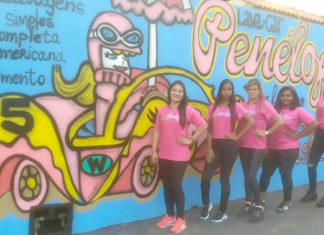 Lava car é formado somente por profissionais femininas LAVA-CAR-FEMININO