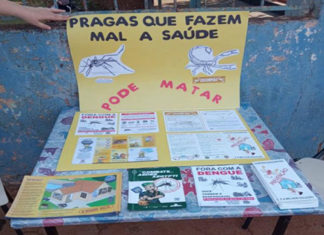 Projeto ‘Pragas que fazem mal a saúde’ conscientiza a população sobre o perigo de proliferação de pragas