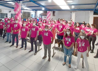 Cisnorpi lança ‘Outubro Rosa’ com funcionários do Consórcio