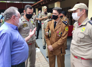 Deputado Tercílio Turini participa de transmissão de comando e reinauguração do CB/Cornélio Procópio