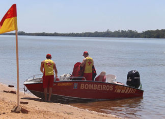 Procurados em dias quentes, rios também oferecem riscos, alerta Corpo de Bombeiros