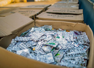 Rotary Club entrega 2,3 ton. de cartelas de medicamentos para a reciclagem