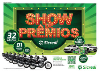 Sicredi sorteia 32 motos 0km na próxima semana