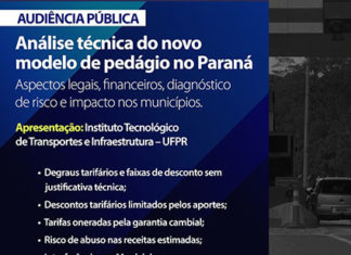 Assembleia Legislativa volta a debater nova modelagem de pedágio