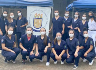 Fisioterapia realiza atendimento a participantes do evento Pedal Solidário