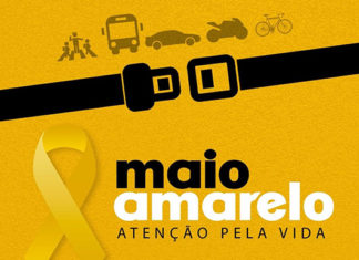 Polícia Militar de Bandeirantes realiza ação voltada para o ‘Maio Amarelo’